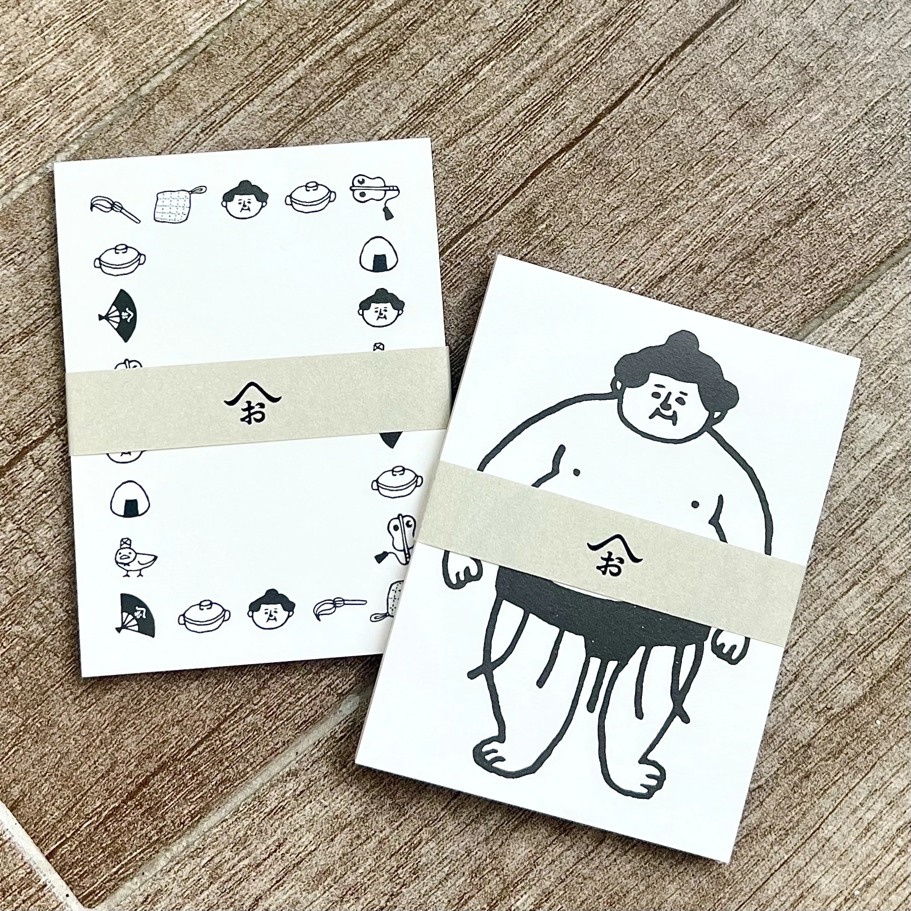水縞｜おはぎやま相撲便條