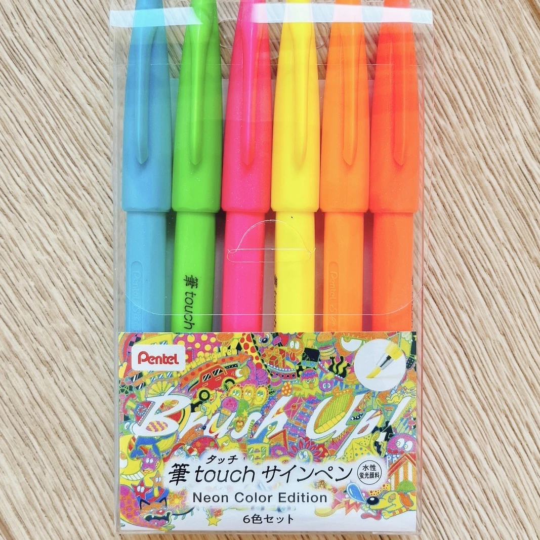 Pentel｜touch螢光色筆組