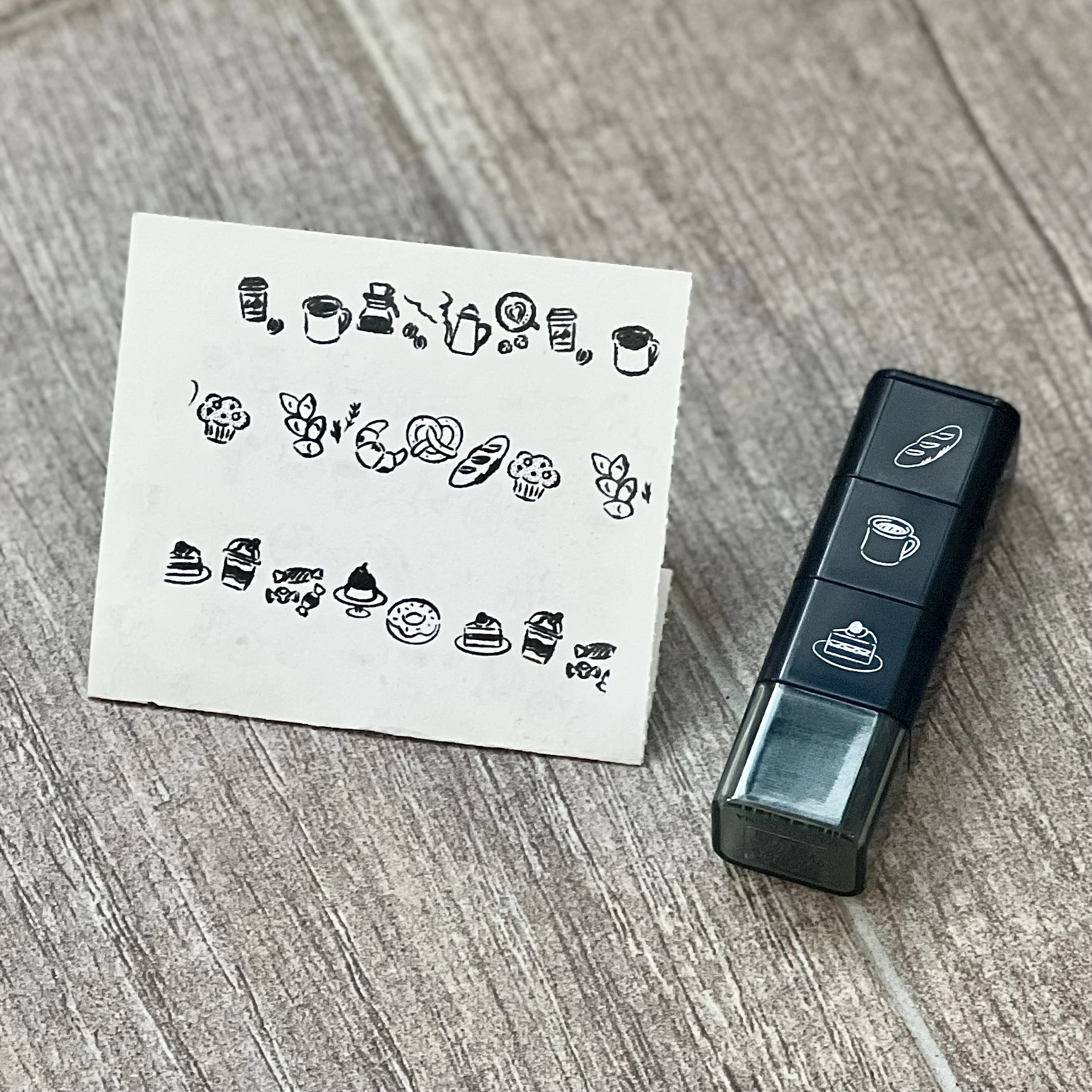 MIDORI｜插畫感滾輪印章