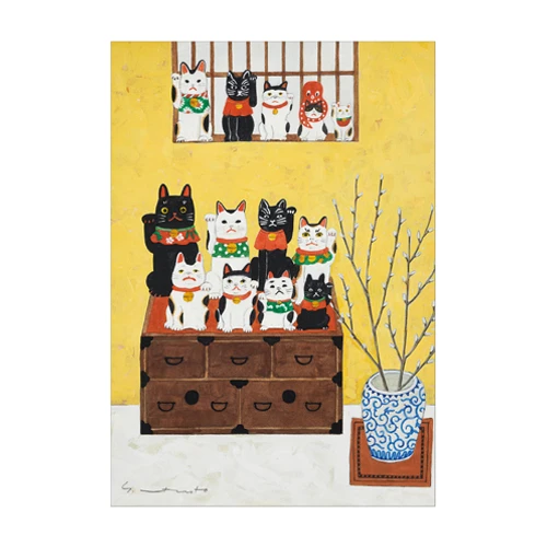Matsumoto Yoko 松本陽子｜招財貓明信片