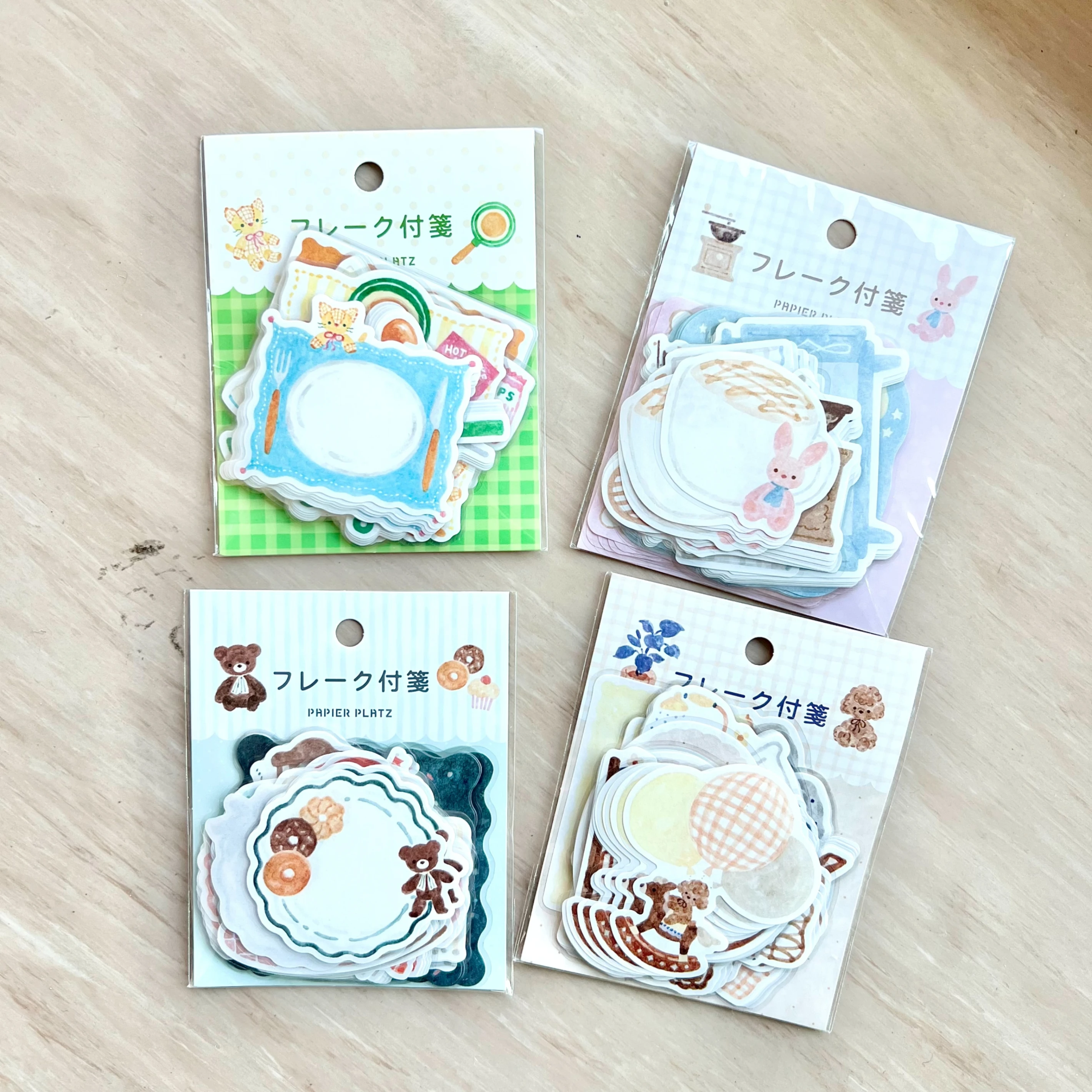 Papier Platz｜なかうちわか大張可書寫片狀貼紙