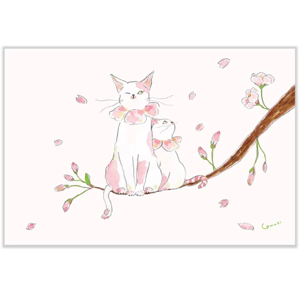 Active Corporation｜TOCORO COMUGI燙箔春季花季明信片