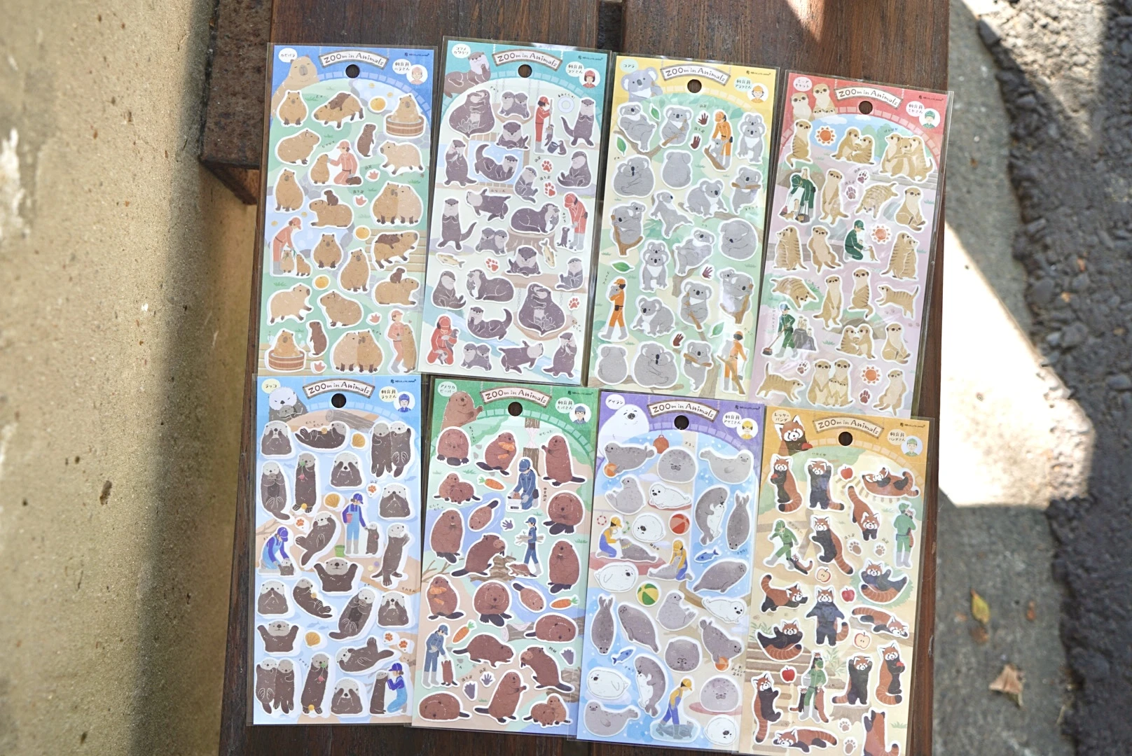 NB社｜動物與飼育員系列貼紙