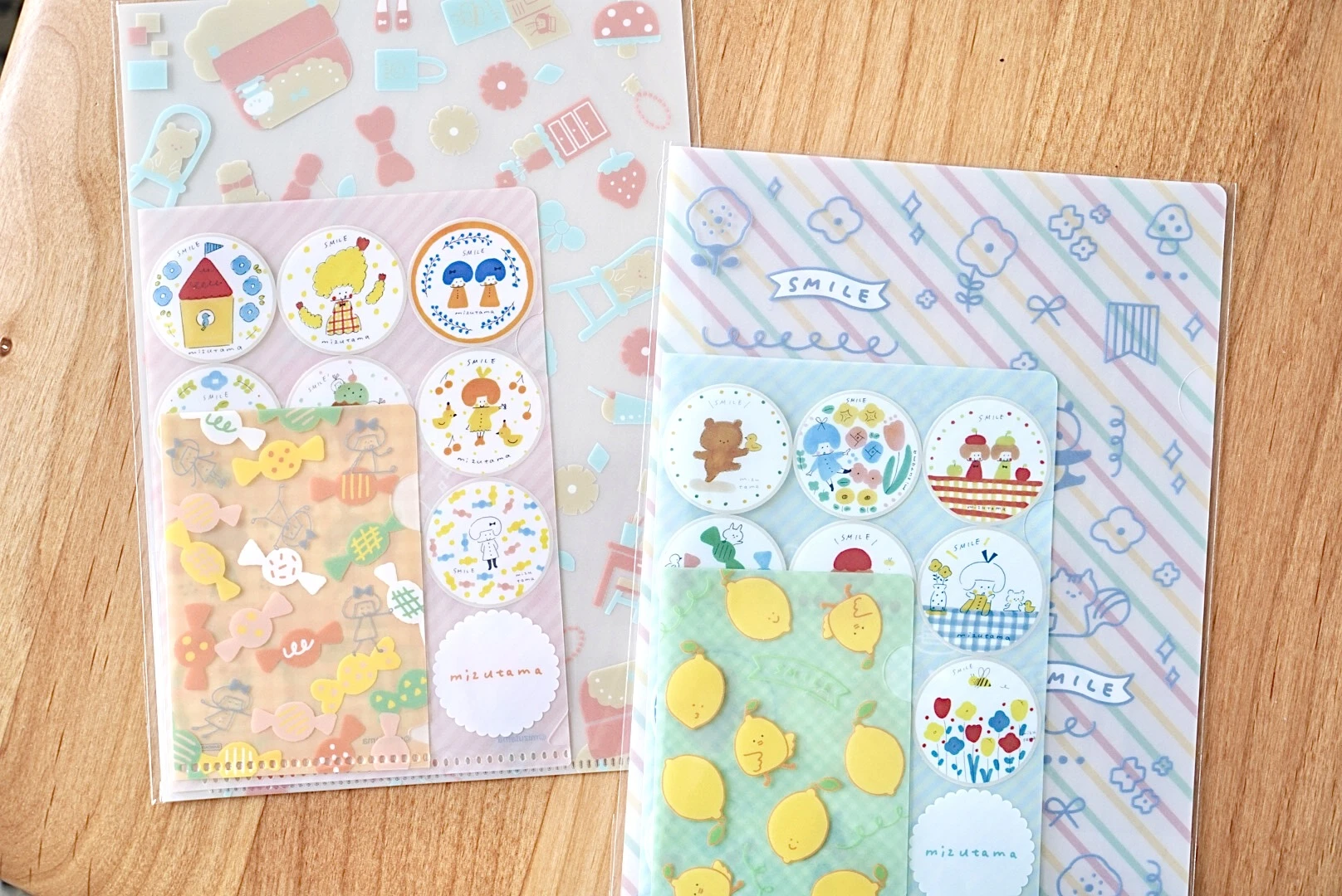 Sun-star｜mizutama資料夾三入組