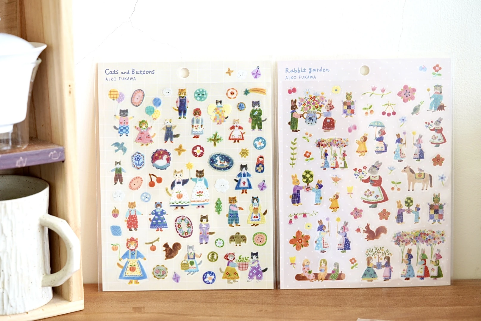 表現社｜布川愛子 透明貼紙 | 文具、紙品、書寫、手作