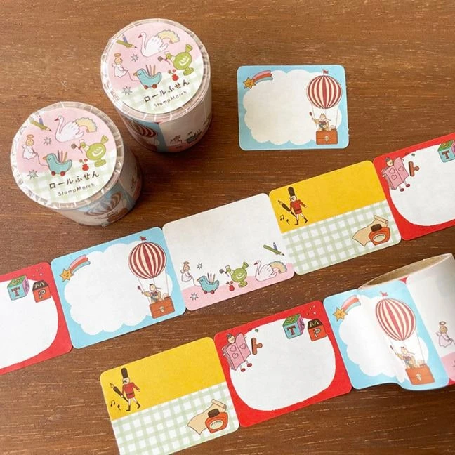 Stamp marche｜五週年紀念捲式便條貼