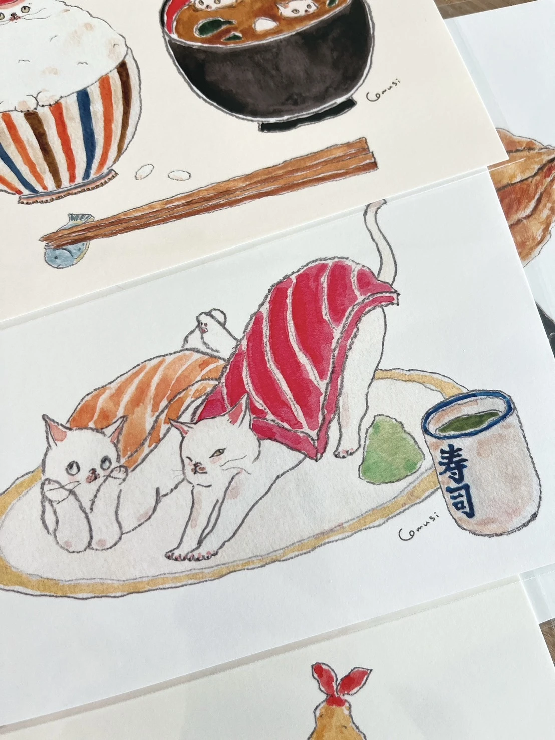 Active Corportation｜TOCOROCOMUGI 美食明信片