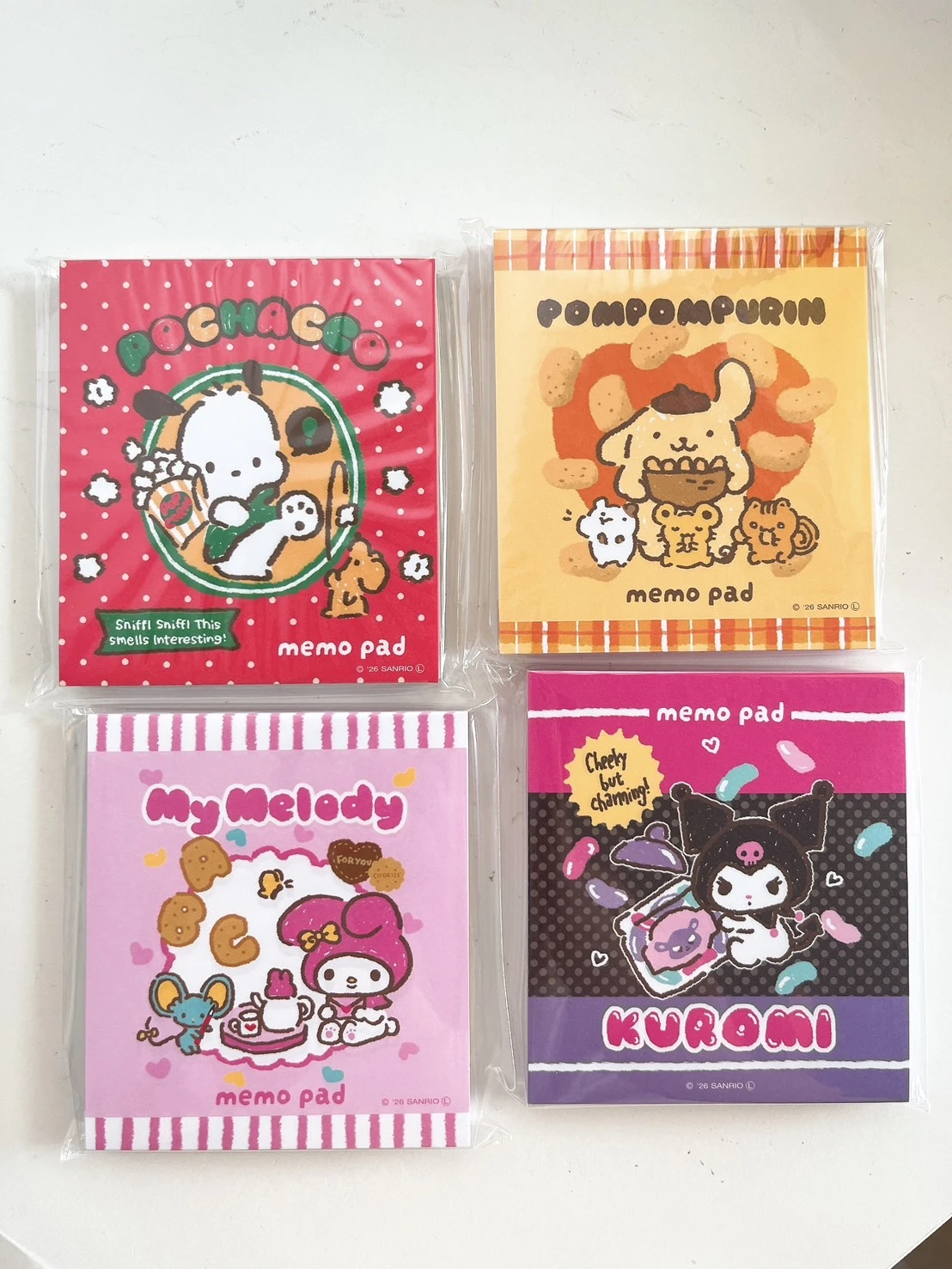 古川紙工｜三麗鷗零食派對便條紙