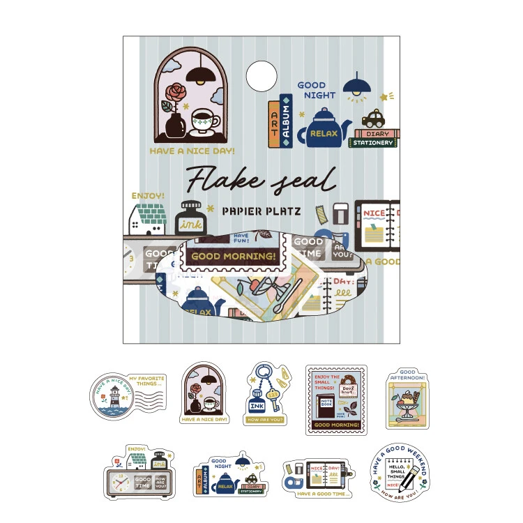 Papier Platz｜Eric金箔壓印片狀貼紙包