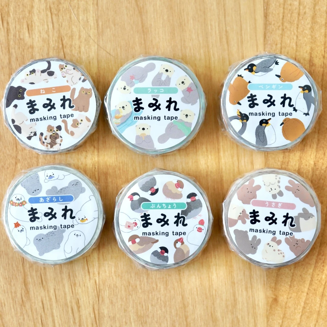 WORLD CRAFT｜滿滿可愛動物紙膠帶