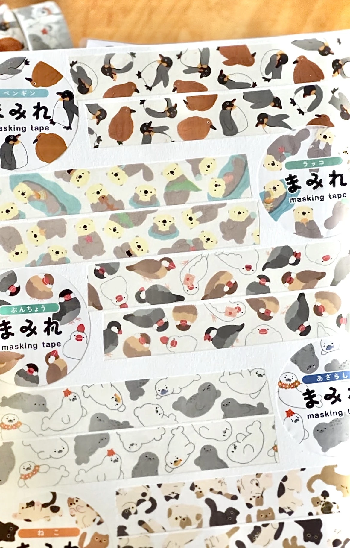 WORLD CRAFT｜滿滿可愛動物紙膠帶