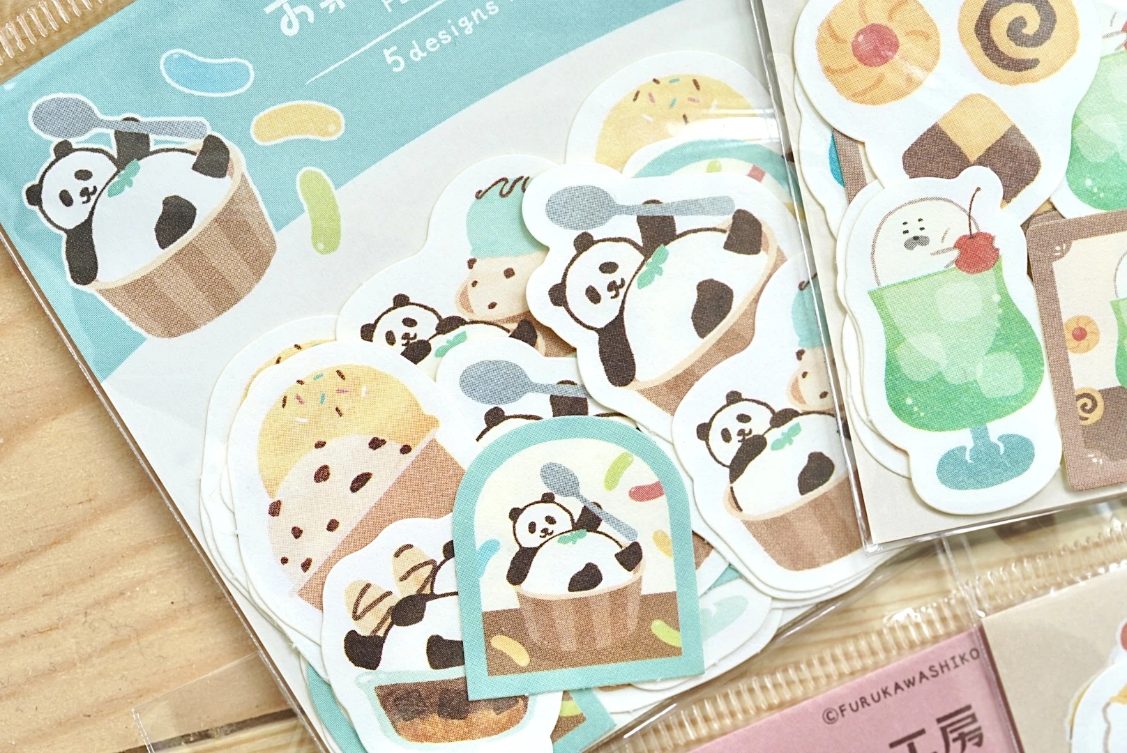 古川紙工｜動物菓子工坊第三彈片狀貼紙包