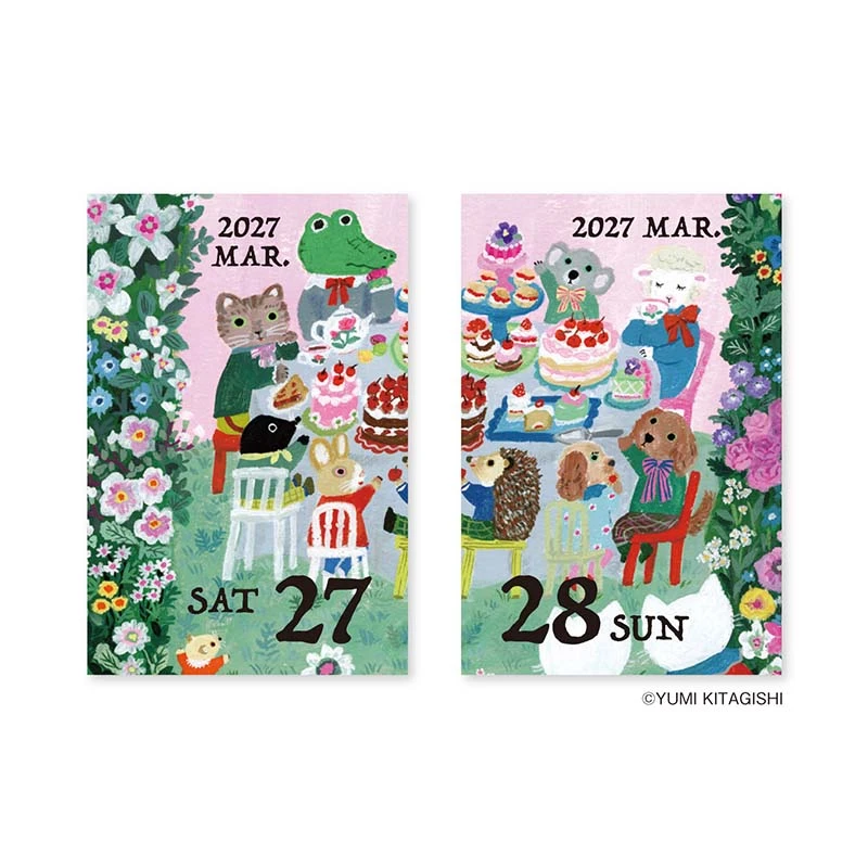 插畫家2027年365天迷你日曆