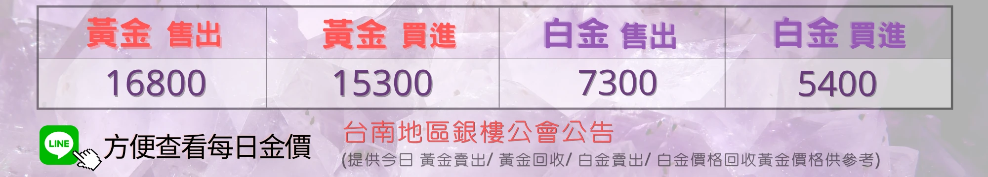 每日金價|黃金價格|黃金售出|白金價格|白金售出