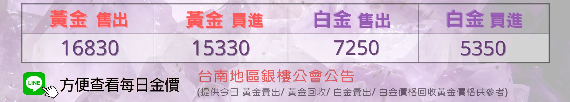 每日金價|黃金價格|黃金售出|白金價格|白金售出