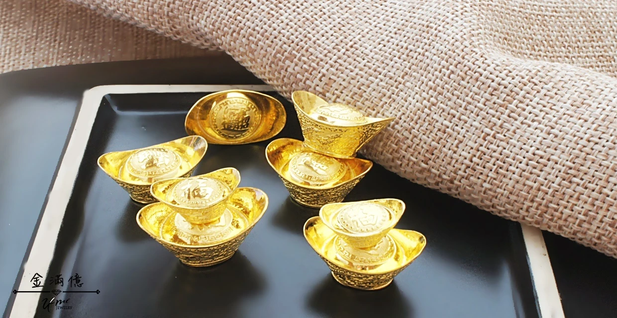 尾牙抽獎禮物推薦-黃金禮品-金元寶