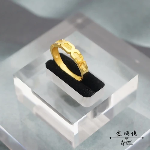 心連心（男款）黃金戒指 - 男生戒指