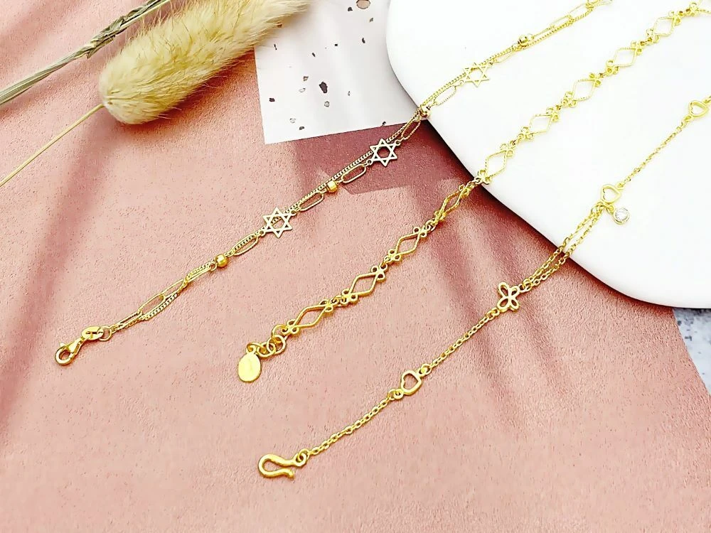 【款式推薦】1~2錢 女生黃金手鍊