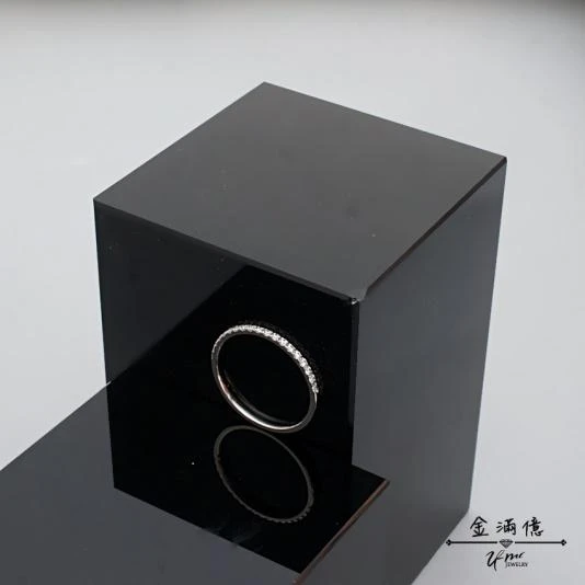 點點光芒-白金戒指-鑽石線戒-金滿億銀樓-03.JPG