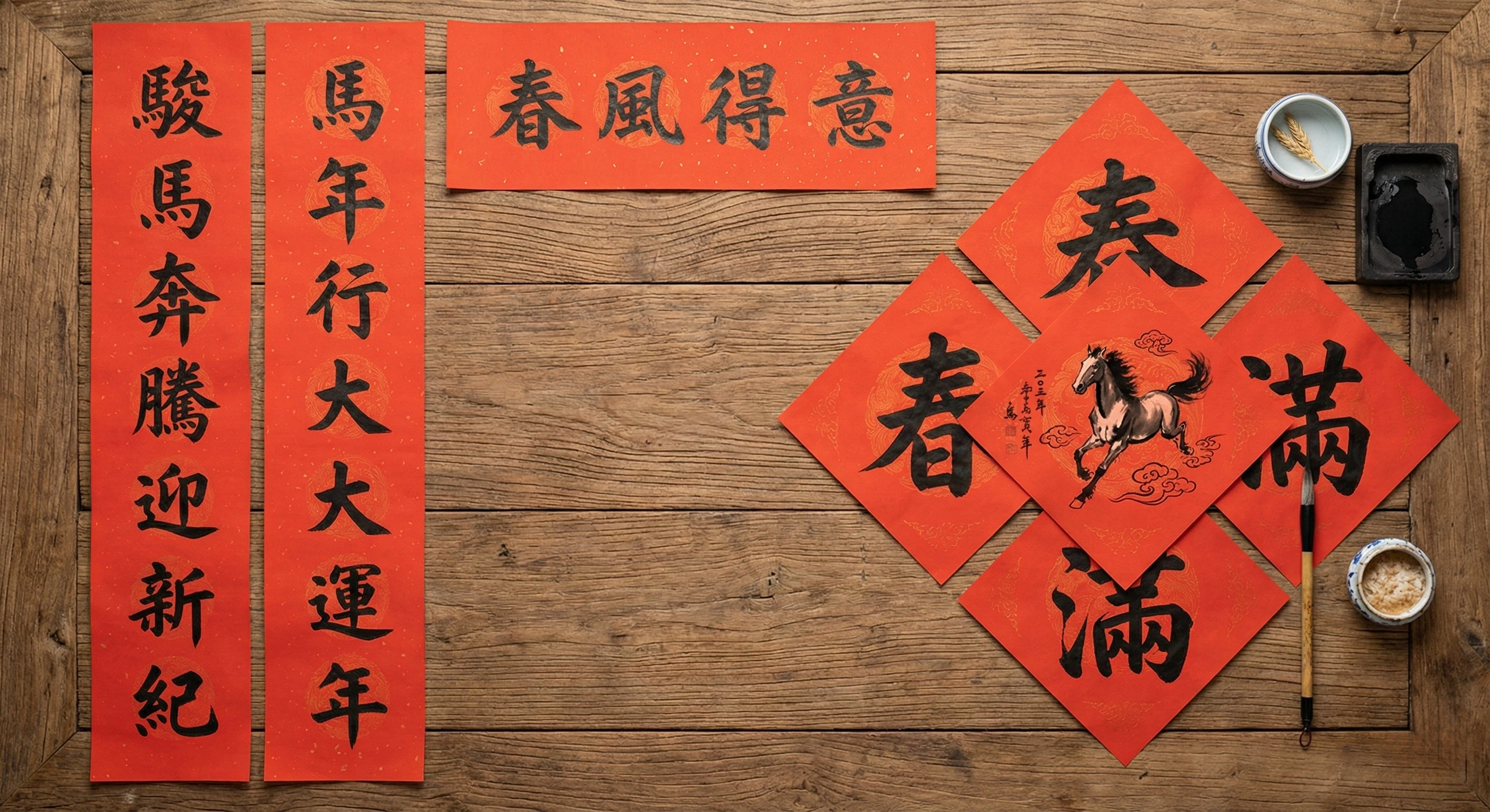 2026 馬年春聯吉祥話大全，貼春聯時間、左右貼法、公寓貼法一次救你別貼錯|