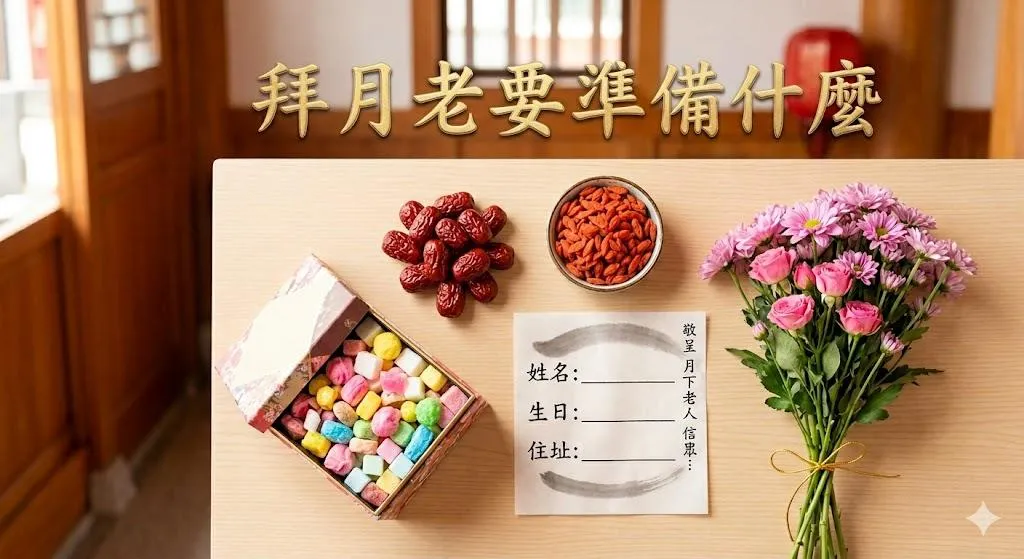 拜月老準備什麼