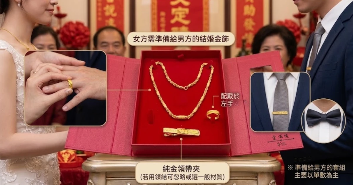 女方需要準備結婚金飾嗎？