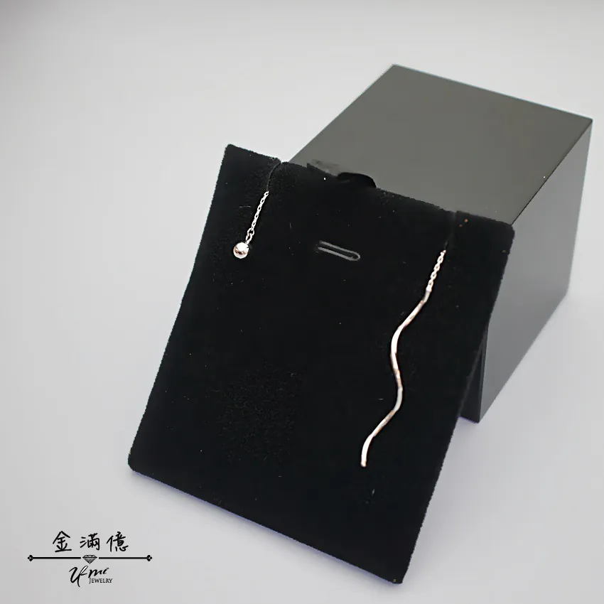 旋轉舞 (兩種戴法) -女生白金耳環|鉑金耳環