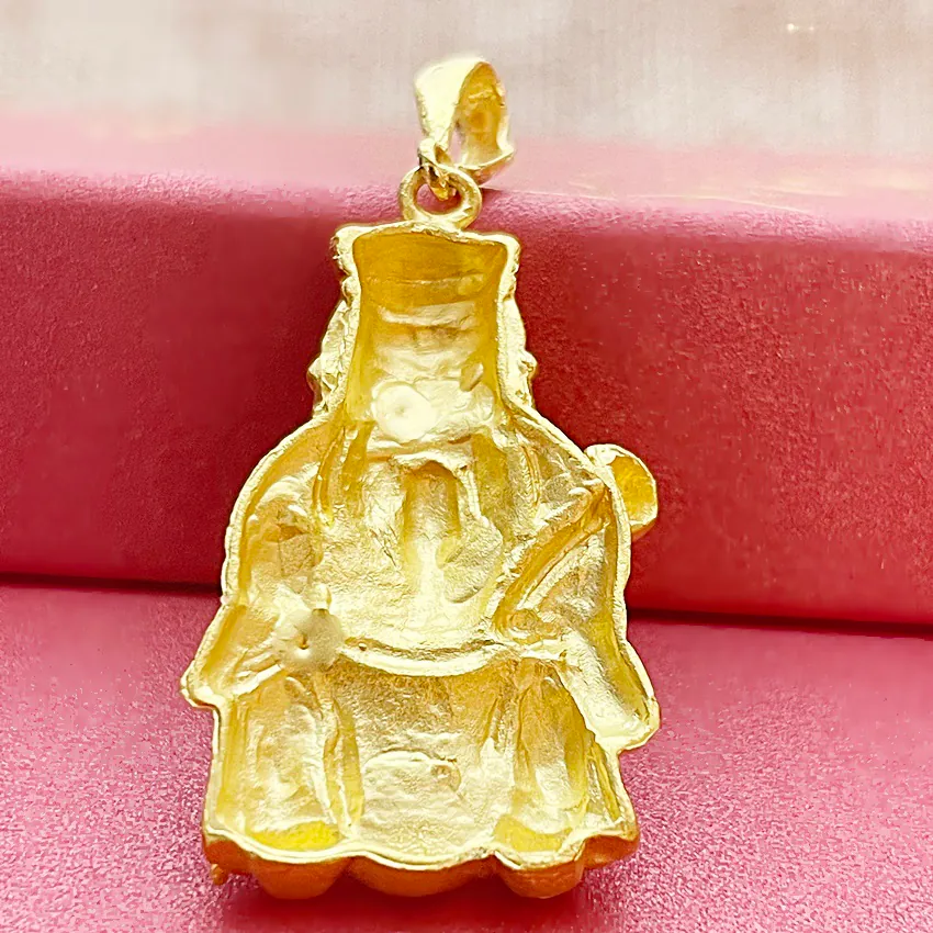 福德正神(土地公)-神明墜子-黃金項鍊