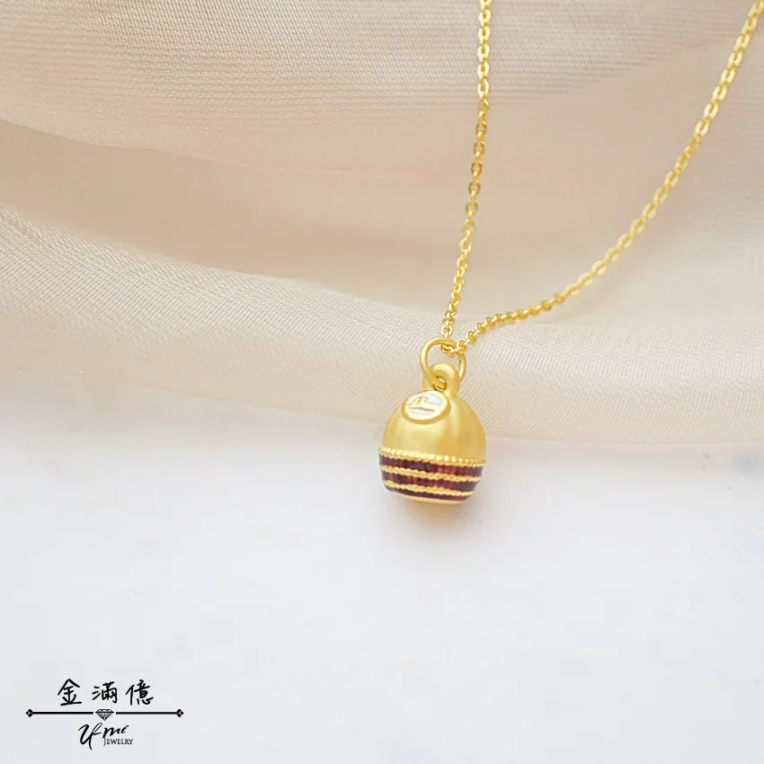 愛情巧克力-黃金墜子