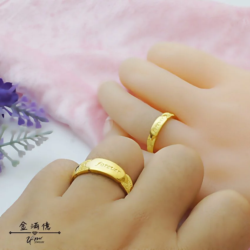 黃金戒指-Forever-黃金對戒_03