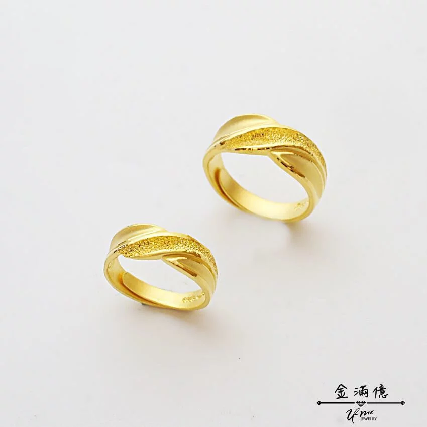 相願-黃金對戒｜黃金戒指