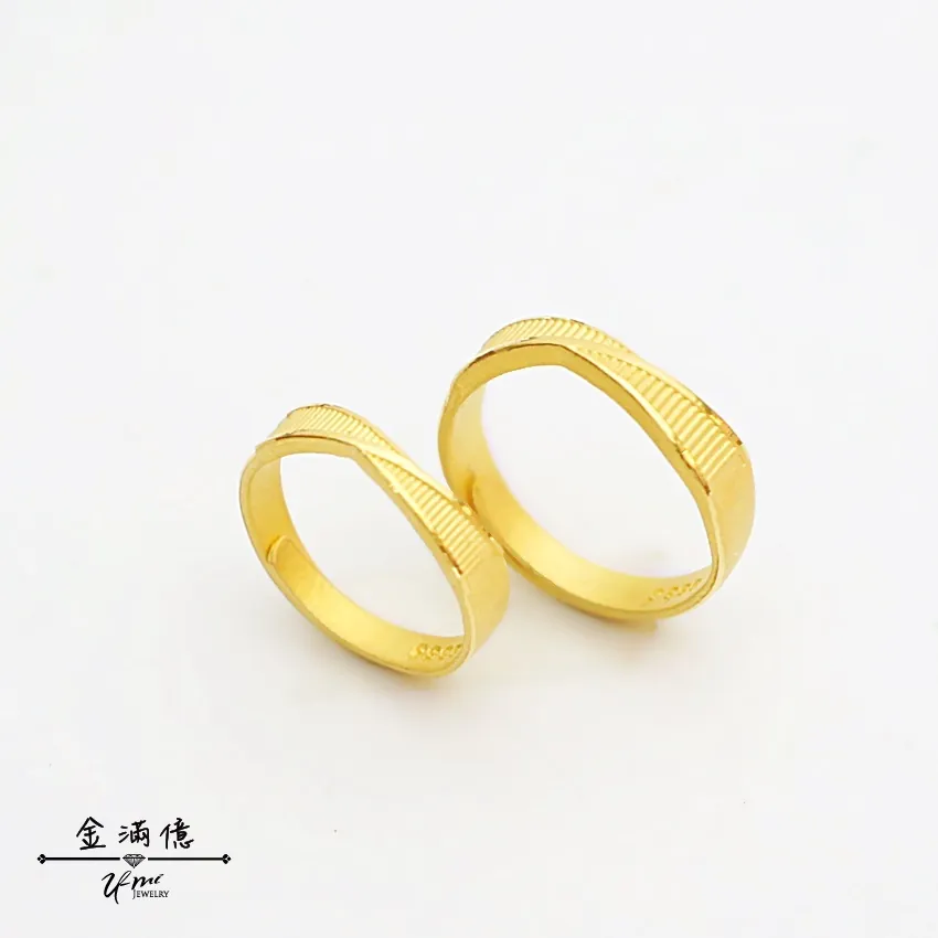 直流電-黃金對戒｜黃金戒指