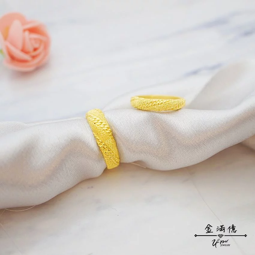 黃金結婚對戒-閃亮羅曼史-黃金對戒_02