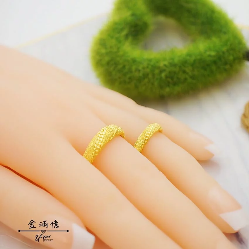 黃金結婚對戒-閃亮羅曼史-黃金對戒_03