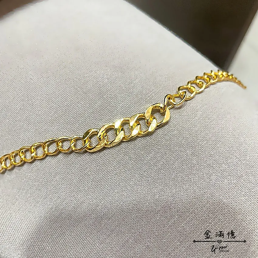 黃金手鍊-古巴之夜-純金女生手鍊-金滿億台南銀樓_02