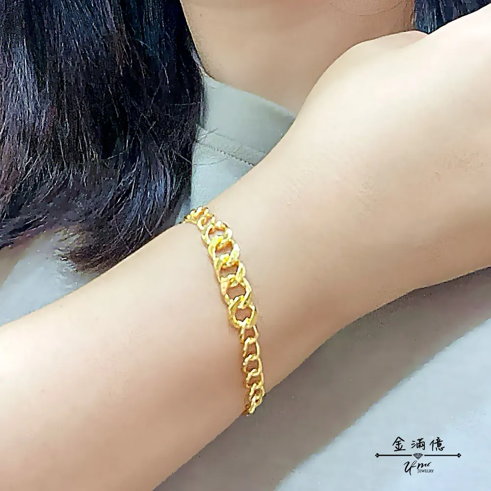黃金手鍊-古巴之夜-純金女生手鍊-金滿億台南銀樓_03