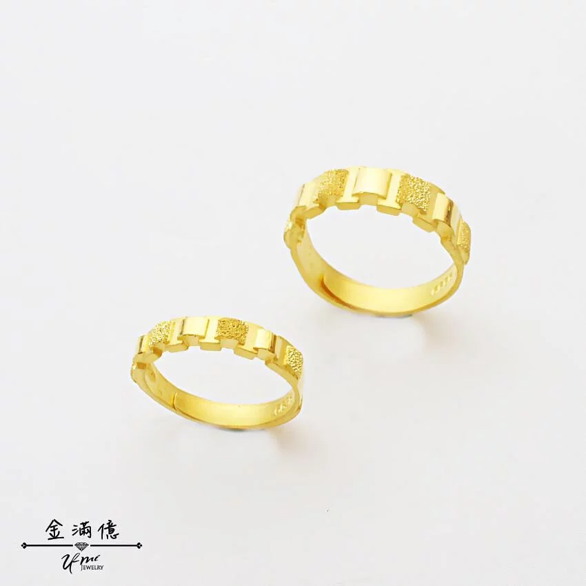 坦克-黃金對戒｜黃金戒指