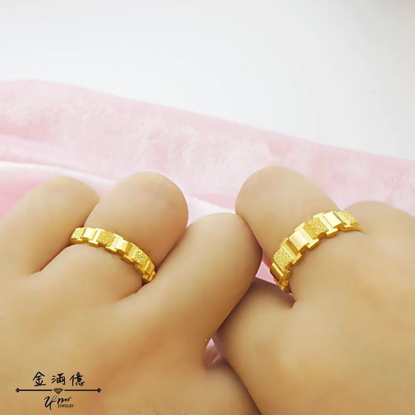 黃金戒指-坦克-黃金對戒_03