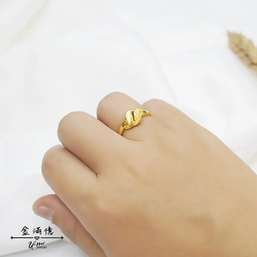 流星劃過-黃金戒指｜女生金戒指|金滿億台南銀樓_03