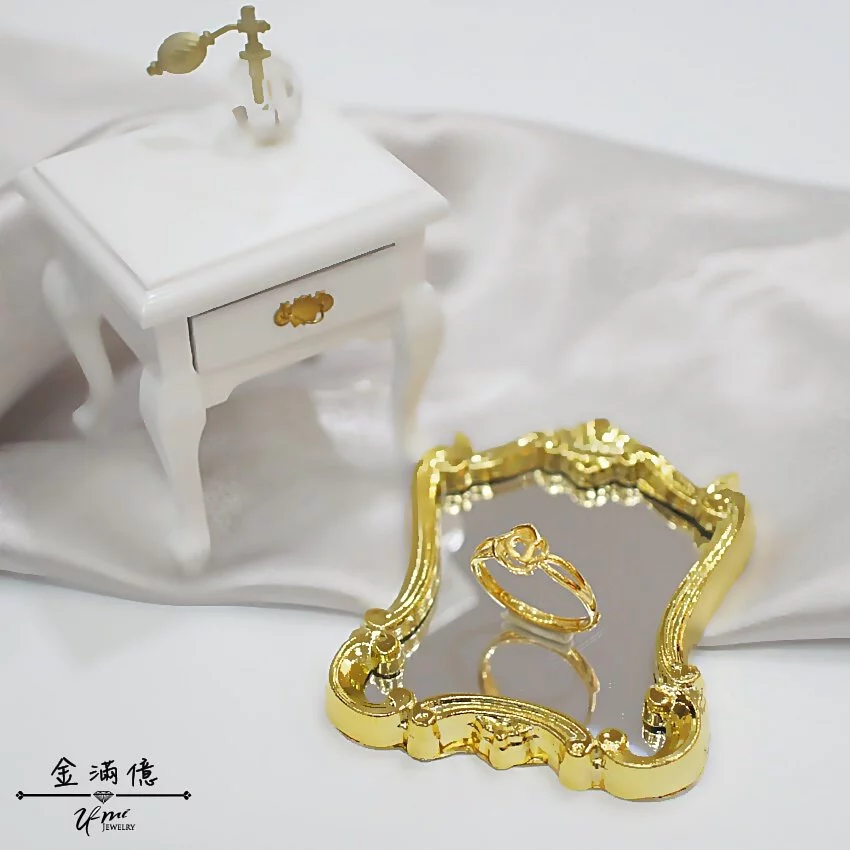 香味薔薇-黃金戒指｜女生金戒指