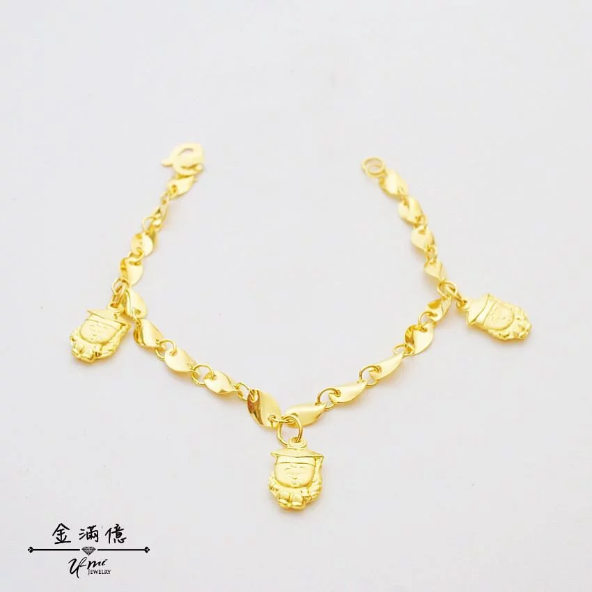 小博士-嬰兒黃金手鍊｜彌月金飾