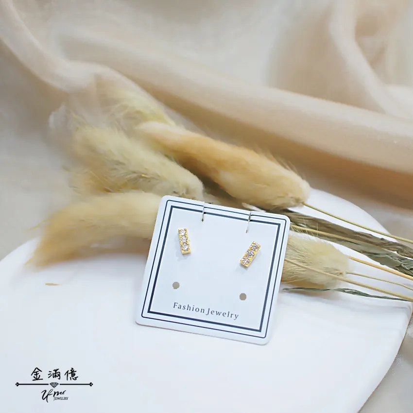 天際線-黃金耳環-黃金女生耳環|金滿億台南銀樓