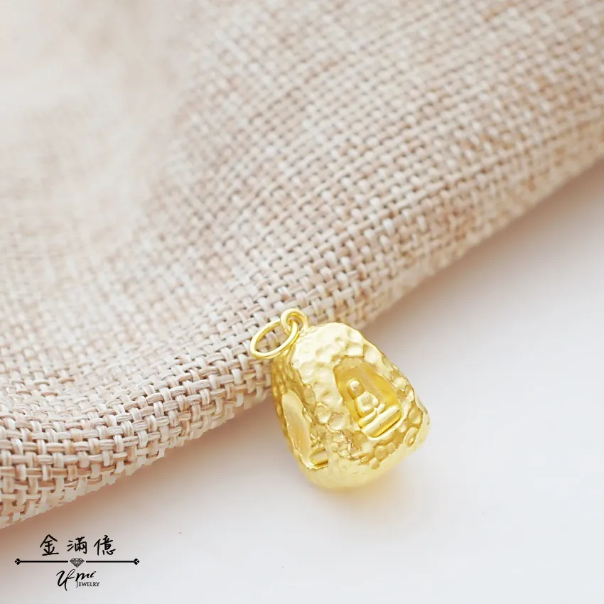 四面佛神像-黃金墜子- 黃金項鍊_01