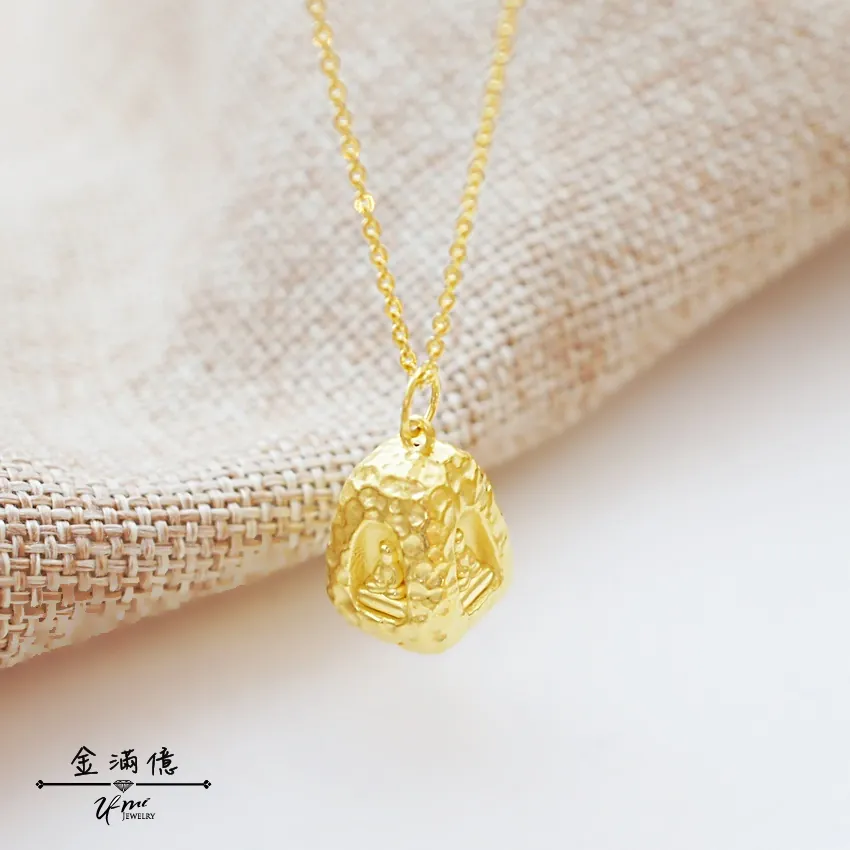 四面佛神像-黃金墜子- 黃金項鍊_02