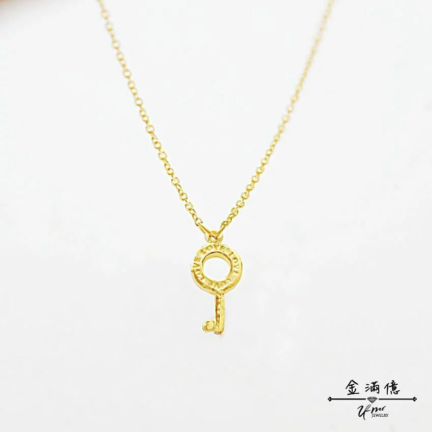 金鑰匙-黃金套鍊 | 女生黃金項鍊