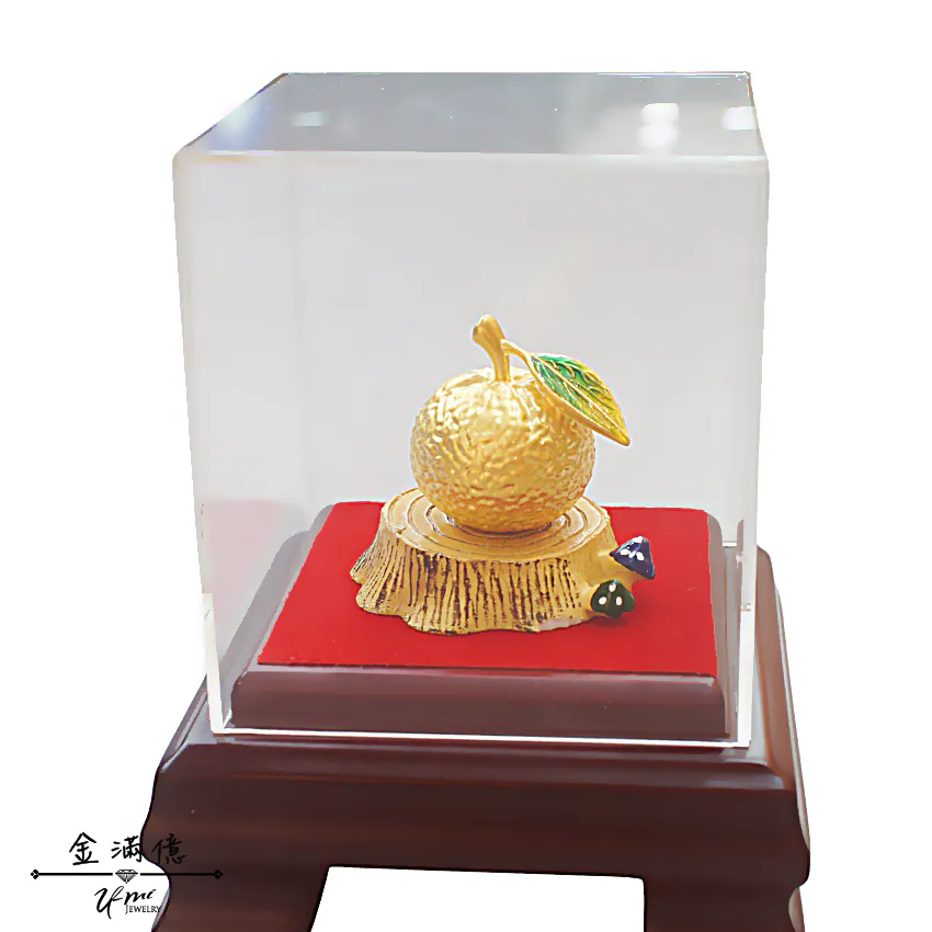 大吉大利 黃金橘子-黃金擺件|開幕禮物