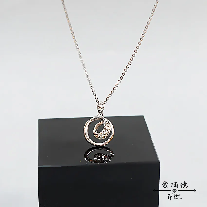 心寬圓滿-白金墜子-女生白金項鍊_01