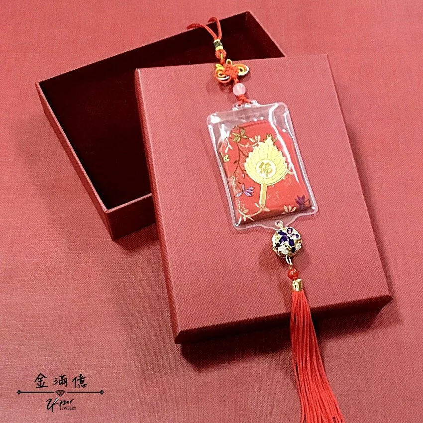 客製化飾品-神明黃金法器-錦囊香火袋(1)