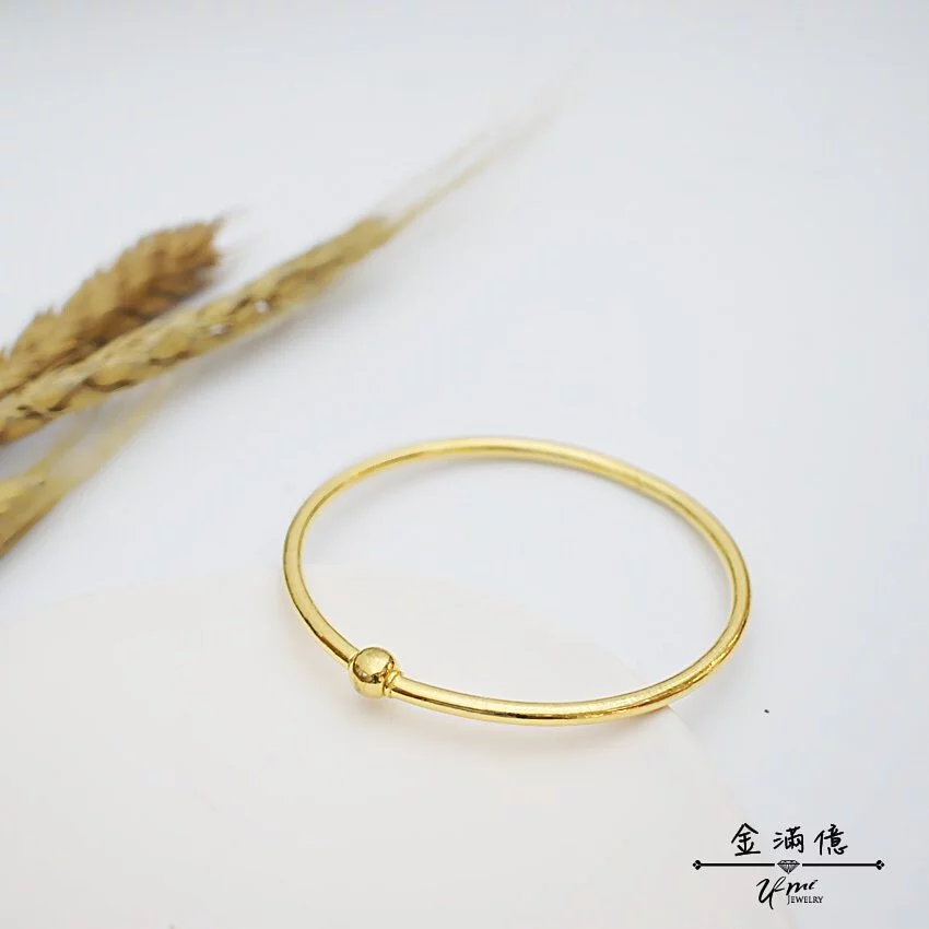 轉轉光珠-黃金手環|女生手環