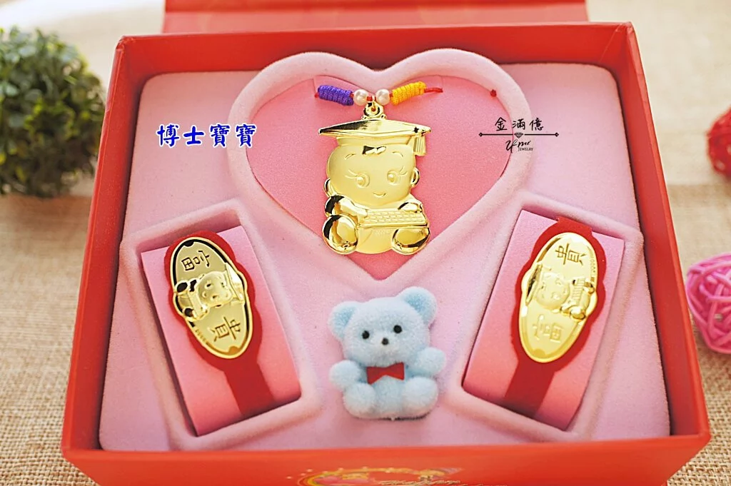 黃金彌月禮盒｜彌月金飾｜滿月禮